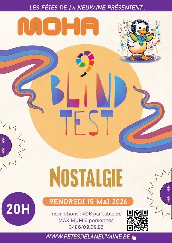 Soirées Ze Blind-test la Neuvaine