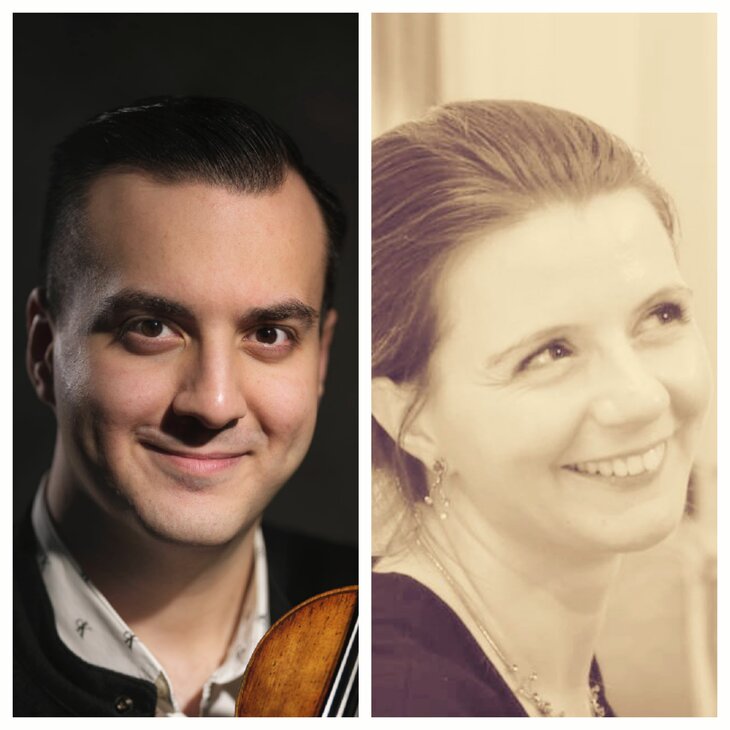 Concerts Vilmos Csikos: Violin & Beroux: Piano- Mozart & Shostakovich