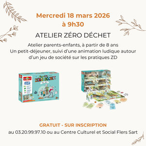 Stages,cours Famille (presque) zéro déchet - Atelier ZD