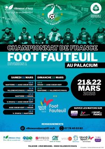 Loisirs Championnat France foot fauteuil division 1