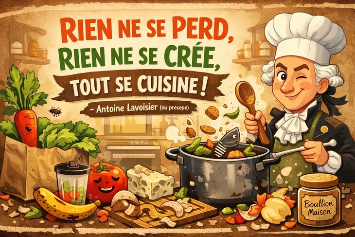 Stages,cours Rien se perd, rien se crée, tout cuisine...