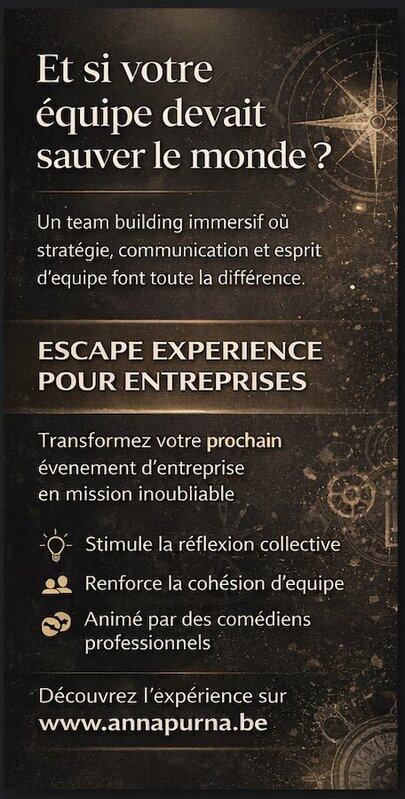 Loisirs 2 Escapes Games exceptionnels d autres activité posssible plein air