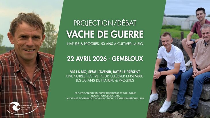 Spectacles Projection/débat Vache Guerre - Inauguration ans Nature Progrès