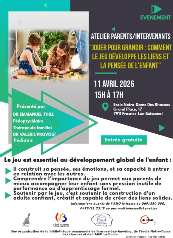Conférences Atelier parents/Intervenants