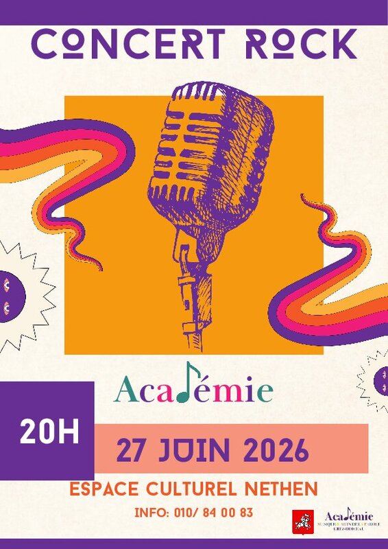 Concerts Concert Rock l Académie musique Grez-Doiceau