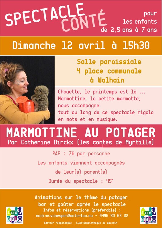 Spectacles Marmottine potager