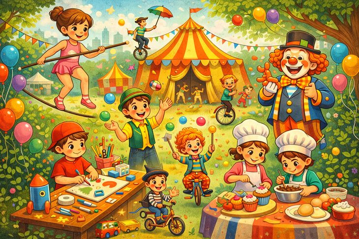 Stages,cours Les Nutons font leur cirque