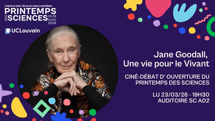 Conférences Ciné-Débat : Jane Goodall, vie pour Vivant