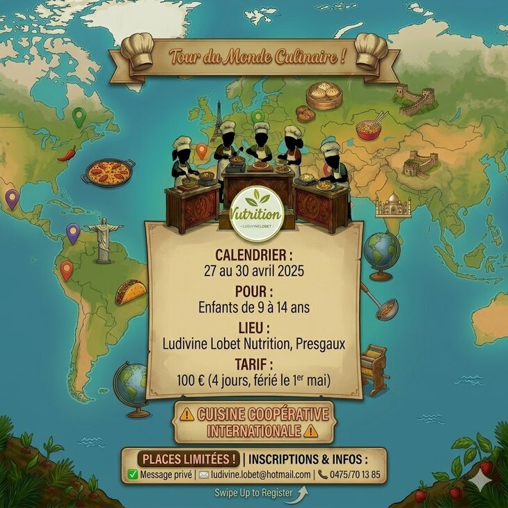 Stages,cours Stage Tour monde Culinaire