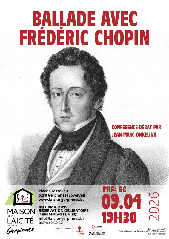Conférences Une balade avec Frédéric Chopin, Jean-Marc Onkelinx