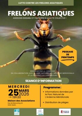 Conférences Lutte contre frelon asiatique
