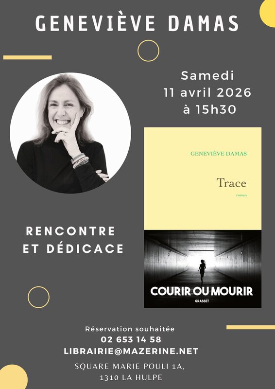 Conférences Rencontre dédicace avec Geneviève Damas
