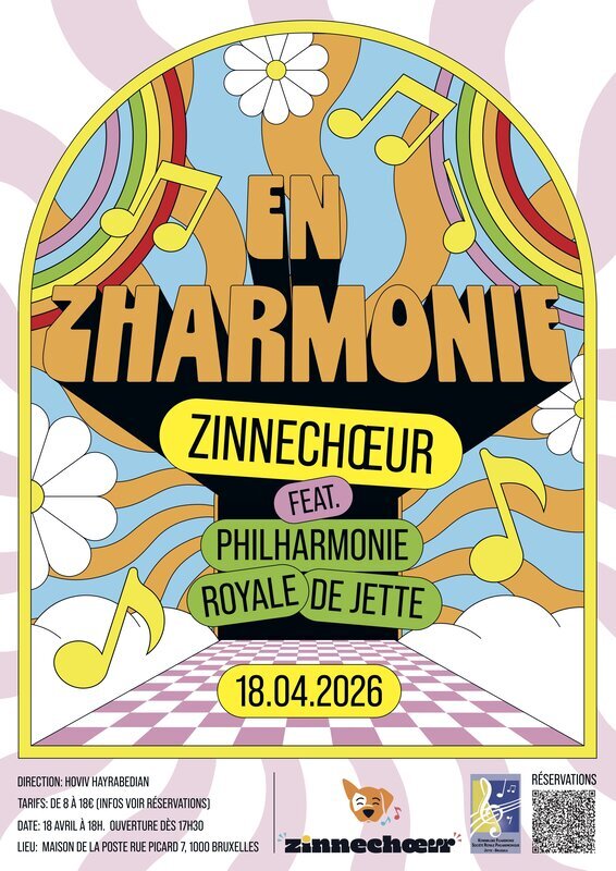 Concerts En Zharmonie Zinnechœur feat. Philharmonie Royale Jette