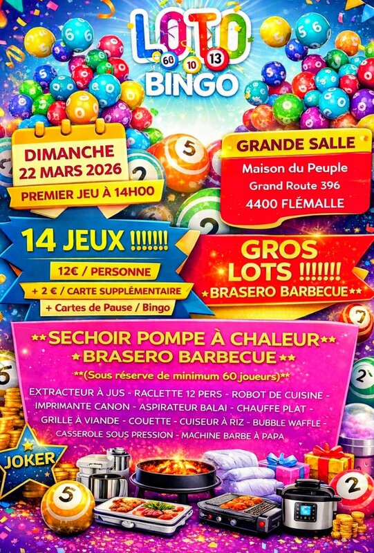 Loisirs Lotto bingo quine