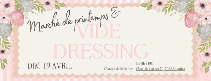 Loisirs Vide dressing marché printemps
