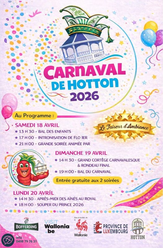 Loisirs Carnaval Hotton