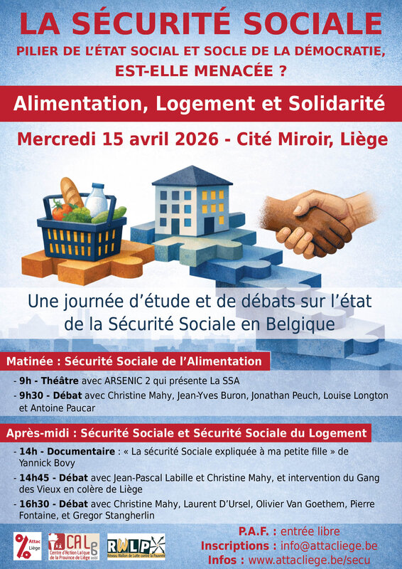 Conférences Grande journée Sécurité Sociale l’Alimentation (SSA) du Logement (SSL)
