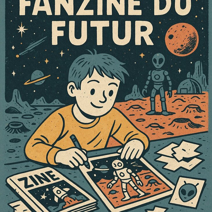 Stages,cours La Fabrique Univers : création d’un fanzine science-fiction collectif