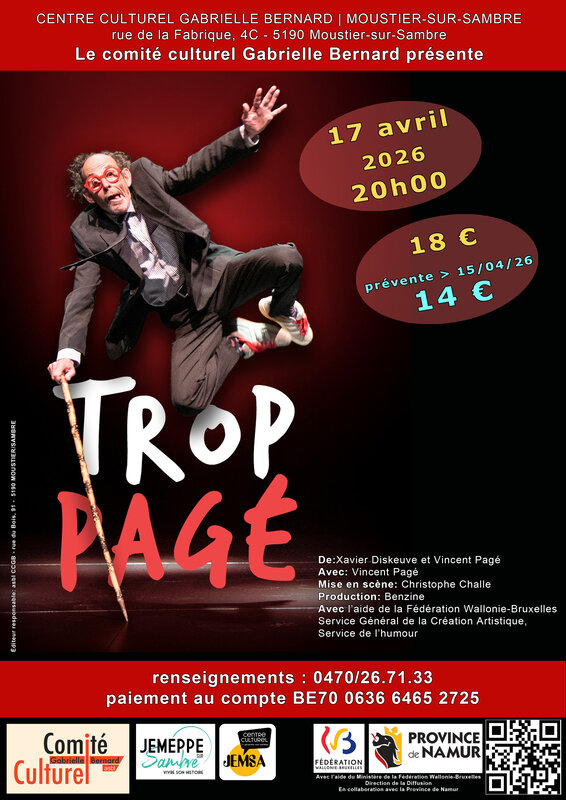 Spectacles Trop Pagé