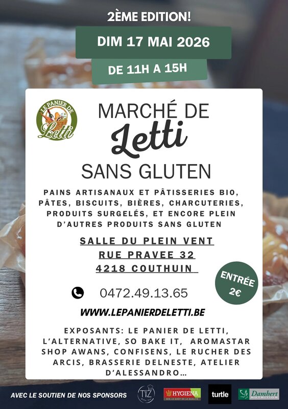 Loisirs Le marché Letti sans gluten