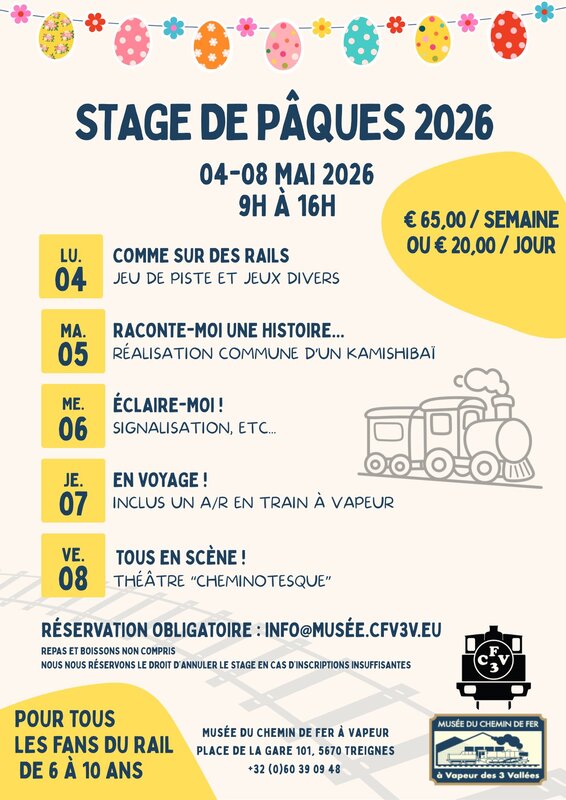 Stages,cours Stage Pâques