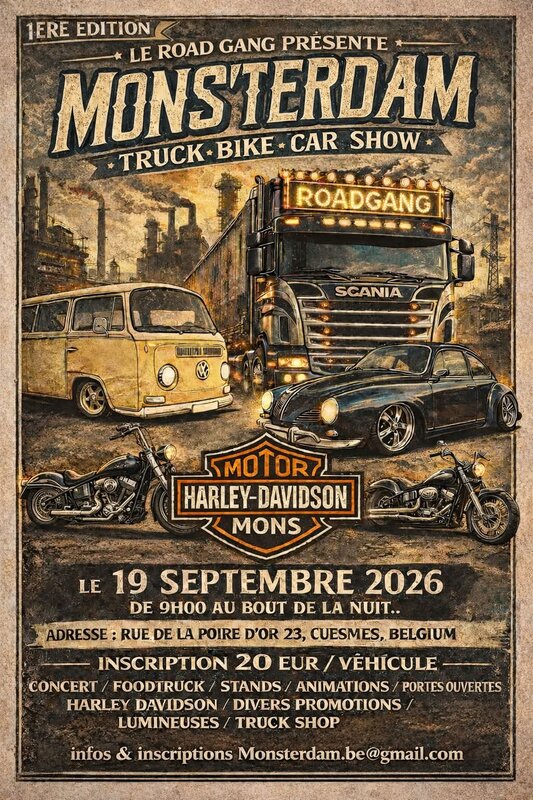 Loisirs Truck Bike Festival Mons terdam