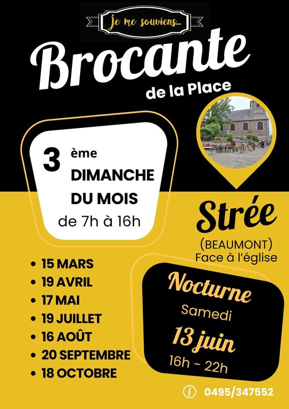  Brocante la Place Strée