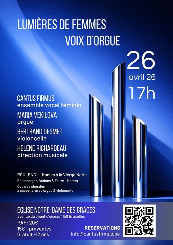 Concerts Concert l ensemble vocal féminin Cantus Firmus