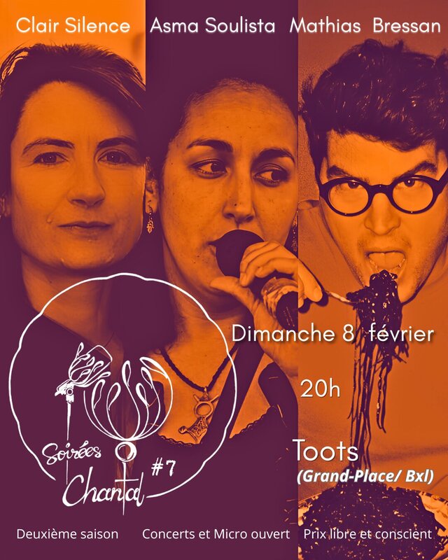 Concerts Soirée Chantal # artistes francophones + micro ouvert )