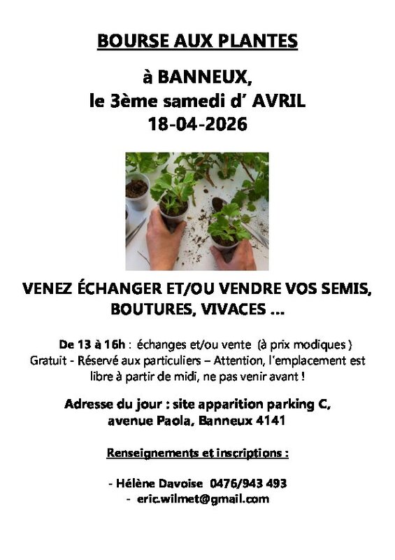 Loisirs Bourse plantes