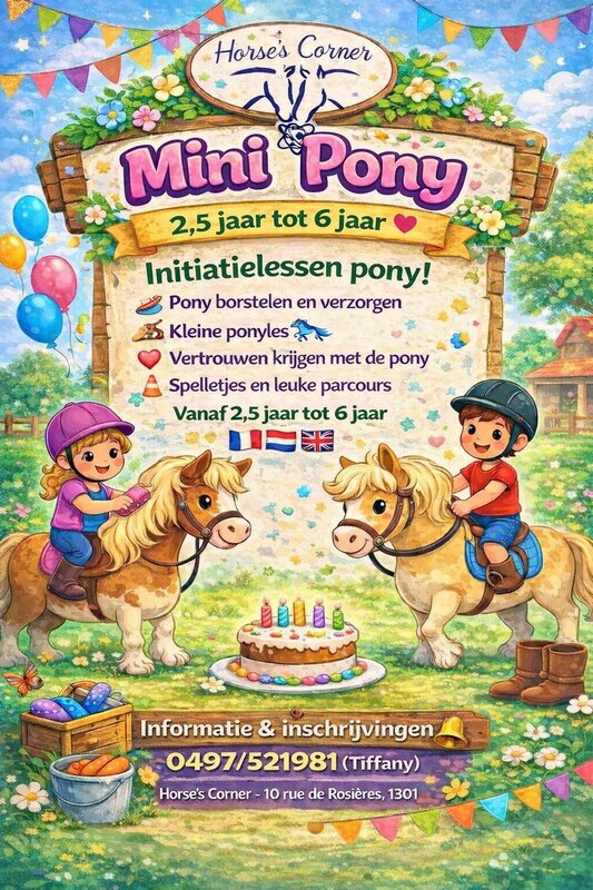 Stages,cours Mini Poney pour enfants - aventure magique pour enfants