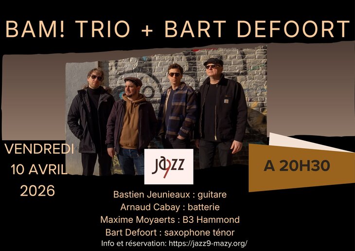 Concerts Concert : Trion + Bart Defoort