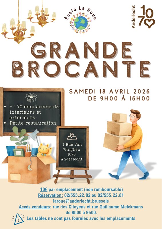  Brocante l école Roue