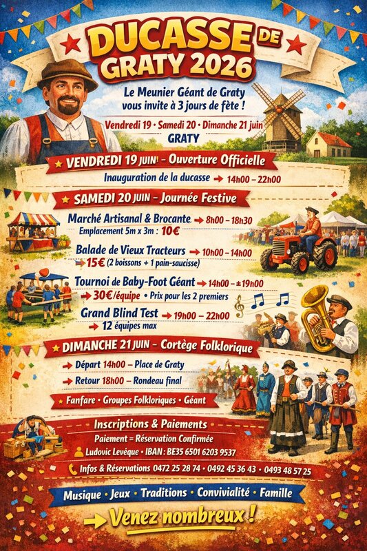 Loisirs Première Édition la ducasse Graty