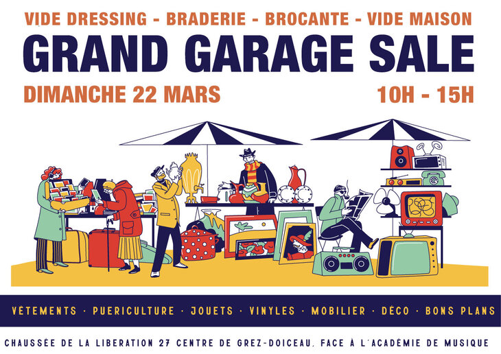  Garage Sale bonnes affaires saisir