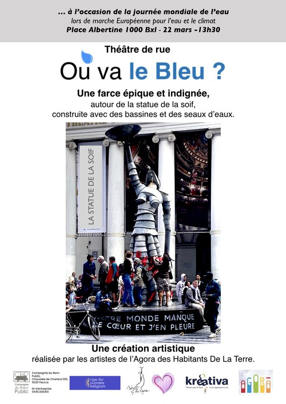 Spectacles Où le bleu ? Farce épique indignée Journée Mondiale l Eau