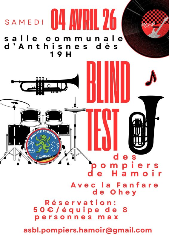 Soirées Blind test pompiers