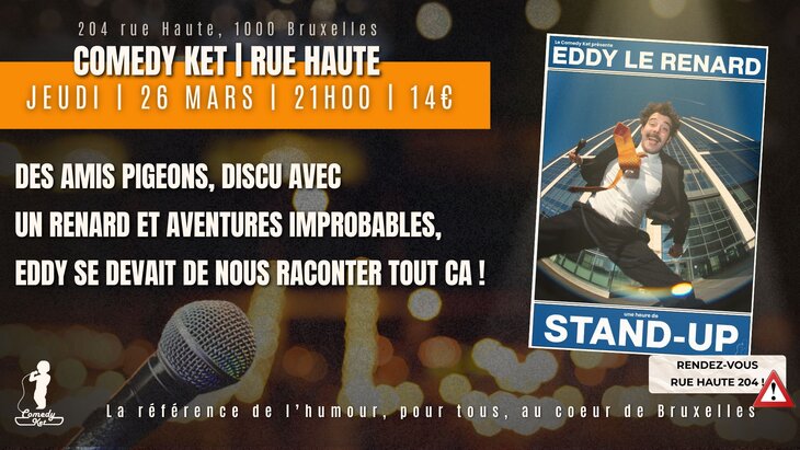 Spectacles Eddy Renard En rodage  