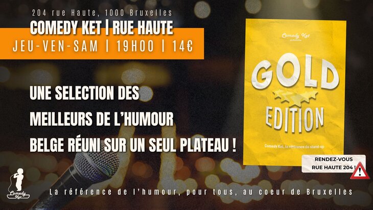 Spectacles Le Plateau Stand-Up Gold Edition