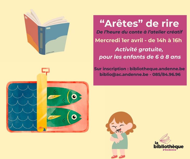 Stages,cours  Arêtes  rire, l heure conte l atelier créatif