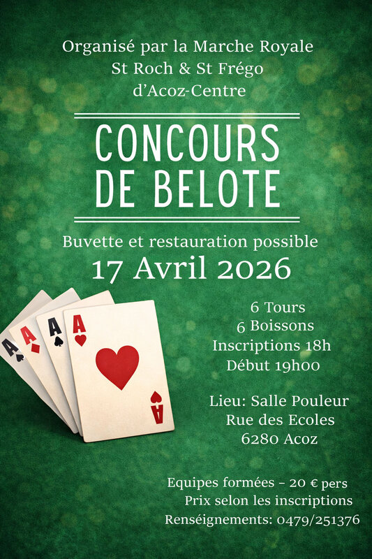 Loisirs Concours Belote