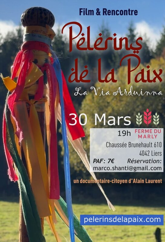 Spectacles Projection documentaire  Pélerin la paix 