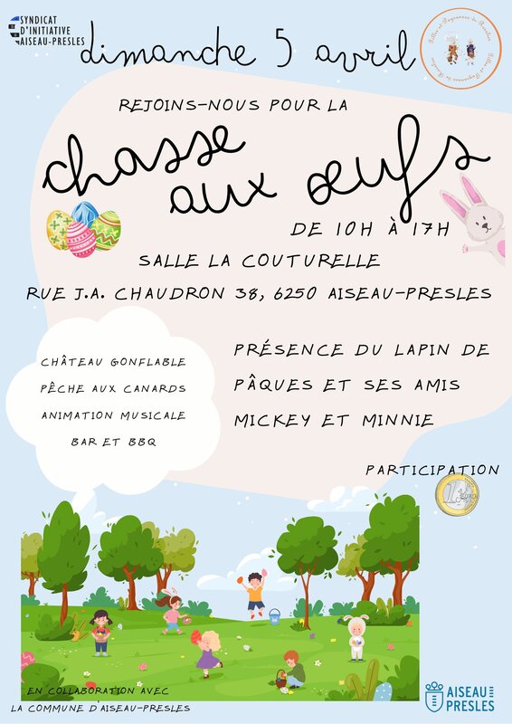 Loisirs Chasse oeufs