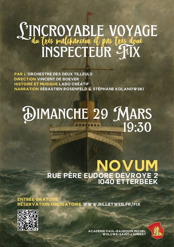 Concerts L incroyable voyage très malchanceux pas très doué) inspecteur Fix