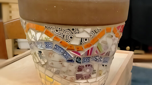 Stages,cours Cache-pot mosaïque