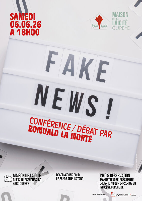 Conférences Conférence/débat  Fake news 