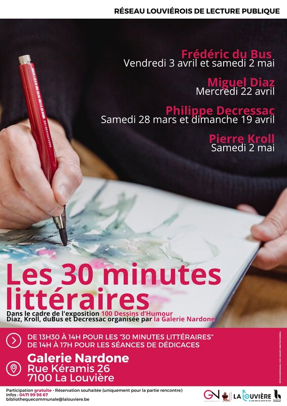 Expositions 30 minutes littéraires