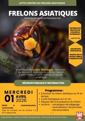 Conférences Conférence le frelon asiatique