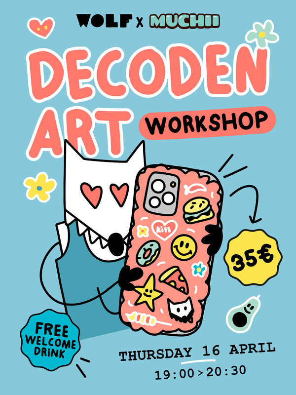 Stages,cours Wolf x Muchii Atelier Decoden Art