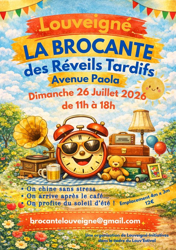  Brocante réveils tardifs